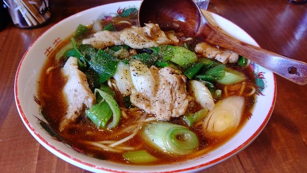 「(限定）秩父風豚ネギそば煮込みそば７５０円」@ニューカッパの写真