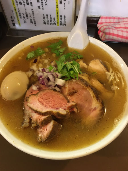 「こく塩　特製」@鶏こく中華 すず喜の写真