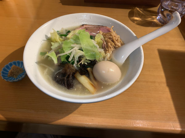 「鴨出汁タンメン 1200円」@らぁ麺 吉井 勝どき店の写真