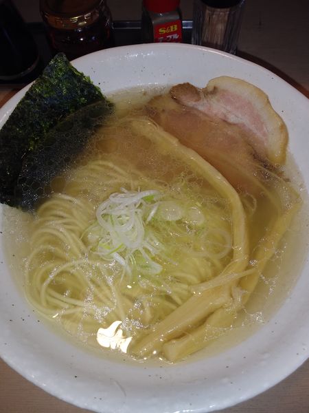 「まるわらーめん(塩)」@上州地鶏らーめん まるわの写真