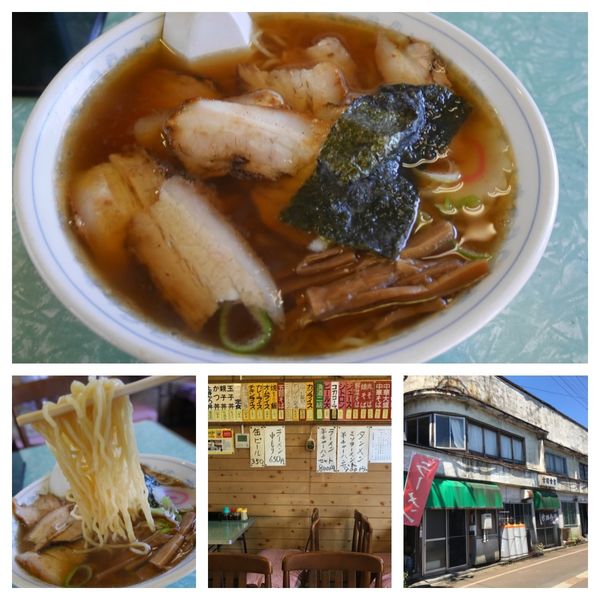 「肉そば 750円」@古田食堂の写真