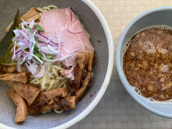 「つけソバ 850円（メンマ+100円）」@らーめん 和なり TRIOの写真