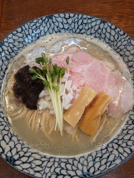 「【限定】牡蠣の潮そば～牡蠣飯付1200円」@拉麺 イチバノナカの写真