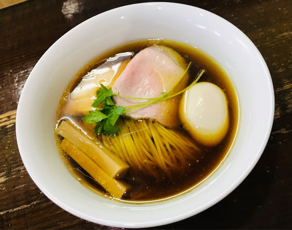 「味玉鶏そば」@らぁめん サンドの写真