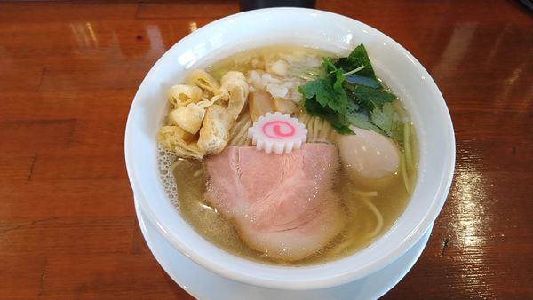 「味玉 魚と鶏の中華そば(塩)¥880-」@中華そば 松井の写真