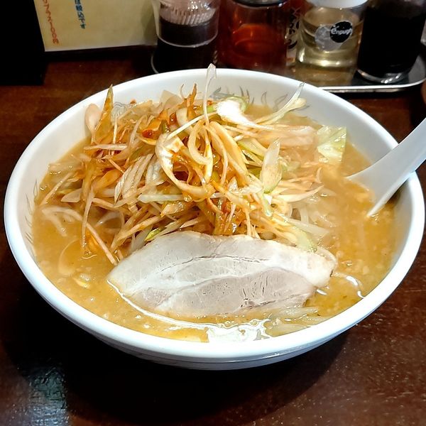 「味噌ラーメン＋辛ネギ」@関関の写真
