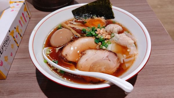 「鶏そば(醤油)+味玉  980円」@麺者 雄の写真