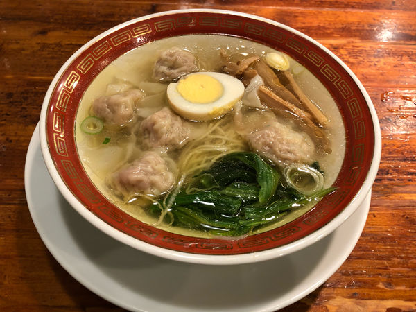 「広州雲呑麺 ミニ (塩)」@広州市場 西新宿店の写真