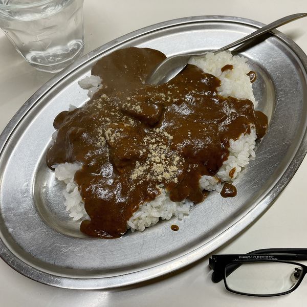 「濃厚甘口ぽーく（辛口）」@かれーの店 うどんの写真