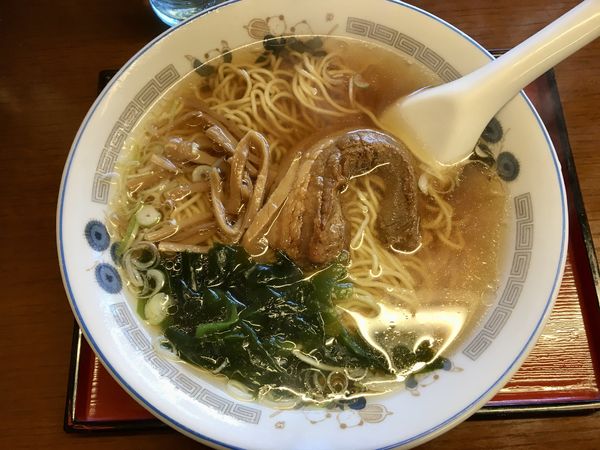 「醤油ラーメン　500円」@天の川の写真