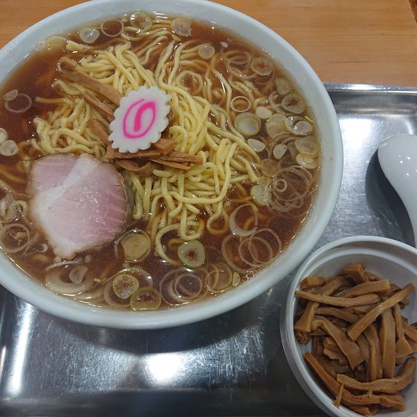 「メンマラーメン大盛1000円(硬め)」@赤坂味一の写真