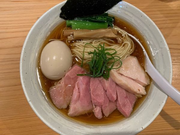 「特製らぁ麺醤油　麺中盛」@麺屋 さくら井の写真