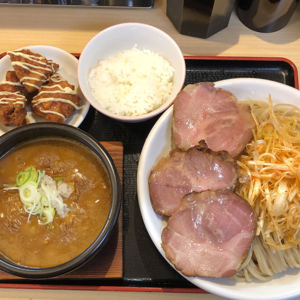 「カレーつけ麺」@つけ麺丸和 各務原分店の写真