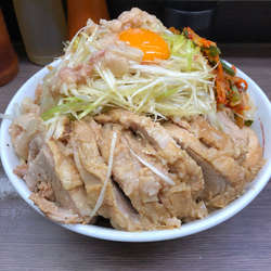 小ラーメン豚ダブル【汁なし】