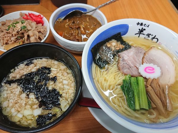 「塩煮干つけそば etc」@中華そば 半ざわの写真