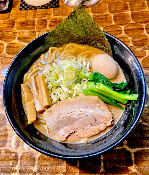 「魚介とんこつ醤油」@つけめん・らーめん活龍 下館店の写真