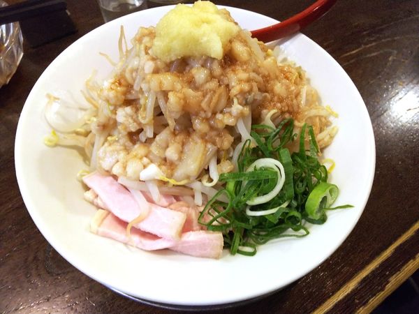 「汁なし二郎」@立ち呑み居酒屋 金町製麺の写真