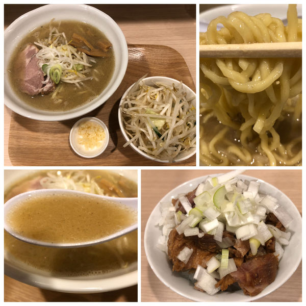 「味噌ラーメン800円たっぷり野菜150円ミニチャー飯250円」@麺屋 幸生の写真