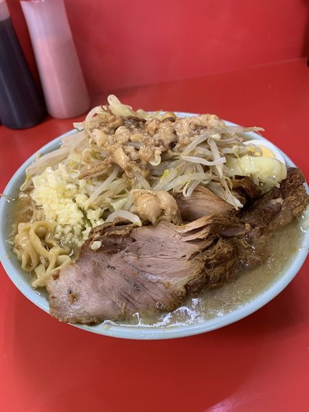 「ラーメン ブタカスアブラ」@ラーメン富士丸 東浦和店の写真