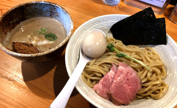 「味玉濃厚魚介つけ麺」@KEN軒の写真