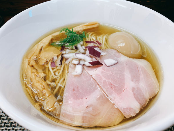 「鯵煮干し塩」@麺や 睡蓮の写真