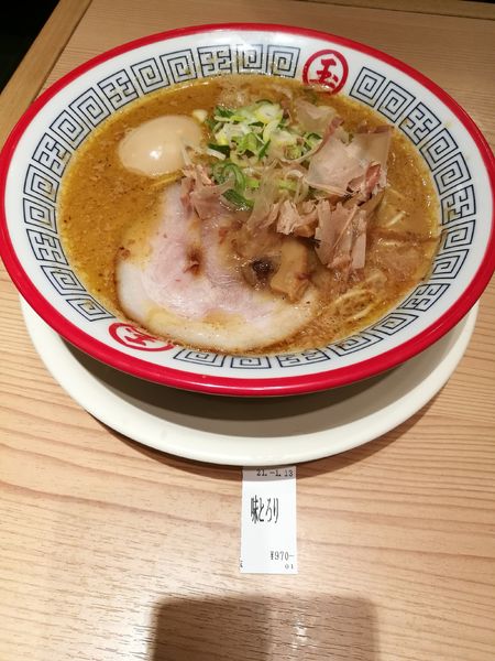 「味玉とろりそば 970円」@東京煮干し らーめん 玉 東京駅店の写真