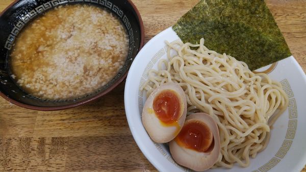 「味玉背脂煮干つけ麺(1000円)」@中華蕎麦 丸め 東久留米店の写真