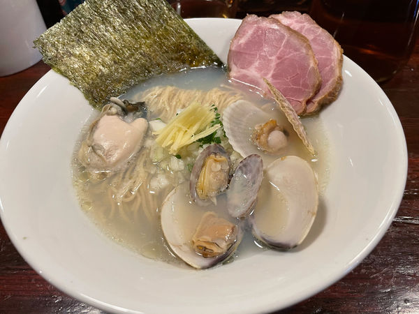 「特撰ぬちまーす塩そば1000円」@中華そば ひしおの写真