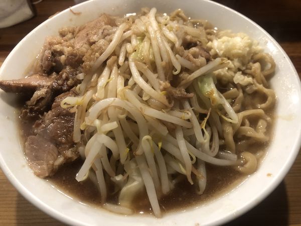 「ラーメン300ｇニンニク少し（850円）」@Yume Wo Katare Kyotoの写真