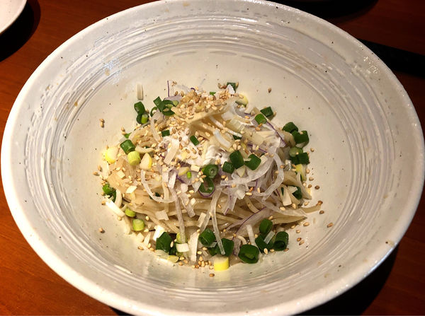 「【限定らーめん】鯛の冷やし和えそば」@三鷹らーめん酒場 SALの写真