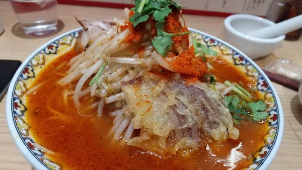 「紅孔雀3辛」@スパイスらぁ麺 喰JACKの写真