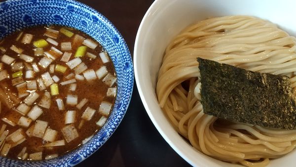 「ユズ香塩つけ麺（中盛）」@つけ麺 麦の香の写真