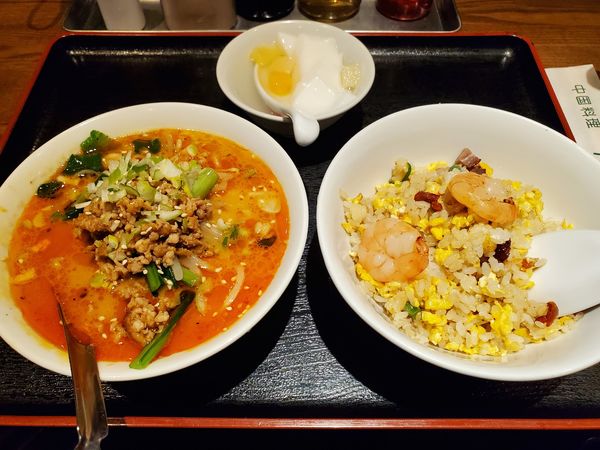 「担々麺セット」@旭酒楼の写真