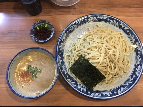 「エビ辛しつけそば(特特盛)」@浜屋 五反田店の写真