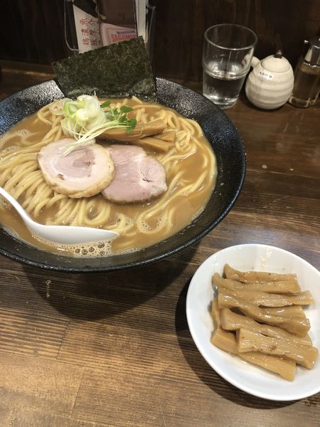 「らーめん（特大450g）＋メンマ」@まる文の写真