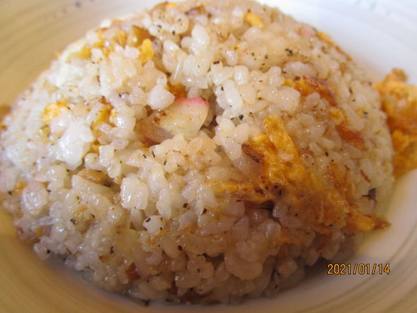 「半チャーハンラーメンset 750円」@麺 三福の写真