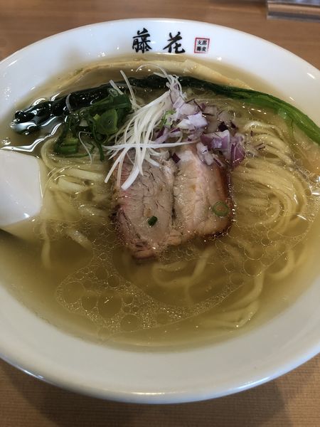 「塩らーめん」@支那蕎麦屋 藤花の写真