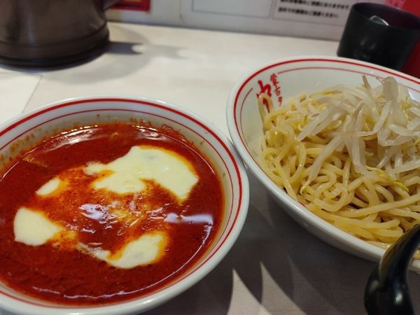 「冷やし味噌（820円）」@蒙古タンメン中本 草加店の写真