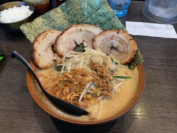 「江戸前味噌 炙りチャーシュー麺 1140円」@味噌屋庄助の写真