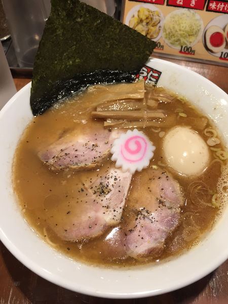 「特製煮干しらーめん」@煮干しらーめん 玉五郎 神戸元町店の写真