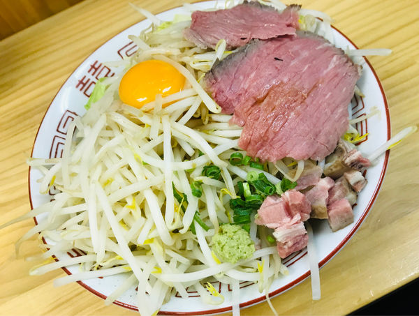 「【限定】牛汁なし」@麺屋 MARUの写真