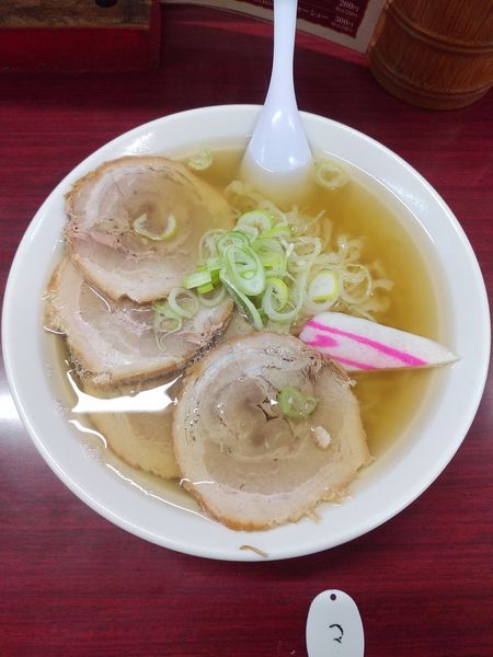 「チャーシューめん ﾒﾝﾏ抜き」@佐野ラーメン 中村屋 野木店の写真