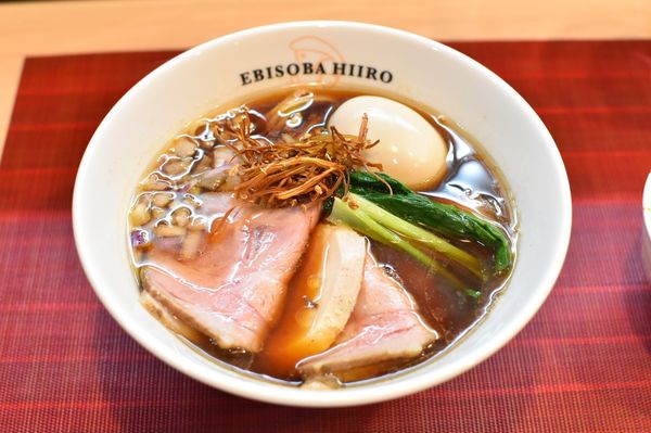 「追い鯖醤油そば」@えびそば 緋彩の写真