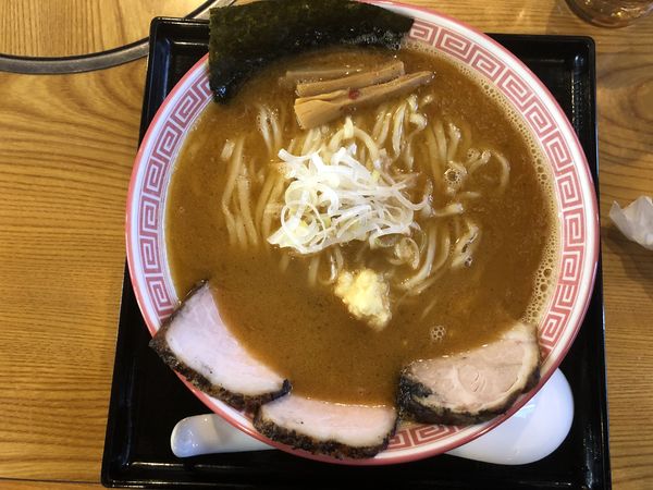 「金曜限定味噌(エビ×牡蠣)」@麺切り 白流の写真