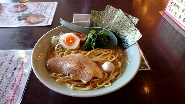 「醤油ラーメン 味玉 大盛」@横濱家系ラーメン 祭家の写真