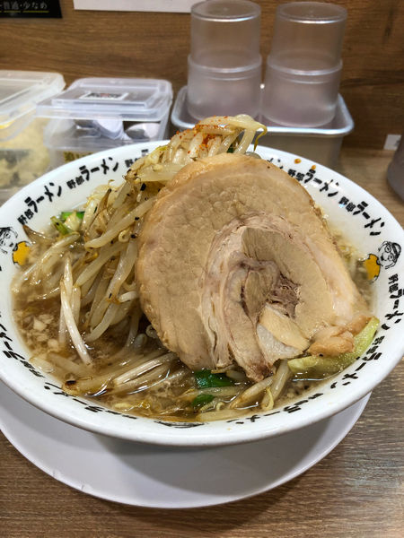 「野郎ラーメン　大盛り　1110円」@野郎ラーメン 川崎東口店の写真