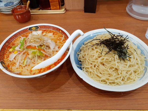 「たんつけ大盛、辛濃厚」@タンメン亭 新百合ヶ丘店の写真