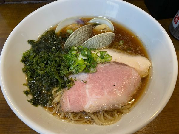 「龍飛鳳舞（ホンビノス貝と真鯛のラーメン）醤油」@麺屋 龍の写真