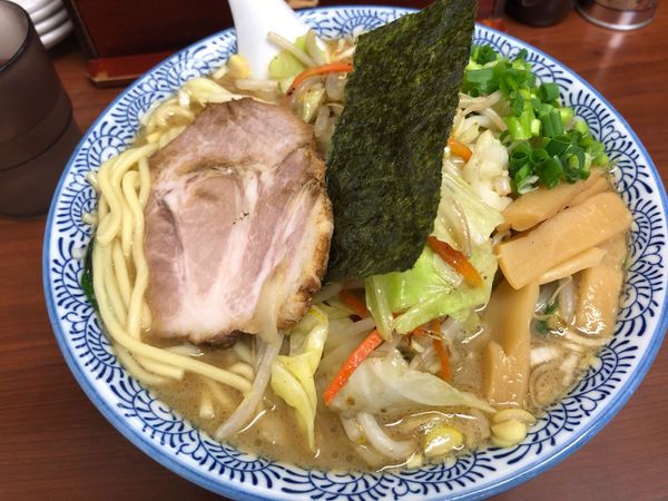 「大門野菜ラーメン大盛830円+100円」@ちょっと美味しい中華食堂 大門の写真