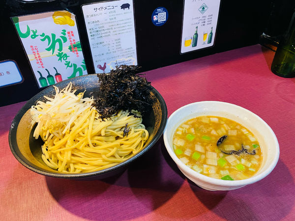 「磯のりつけ麺」@麺藤田の写真